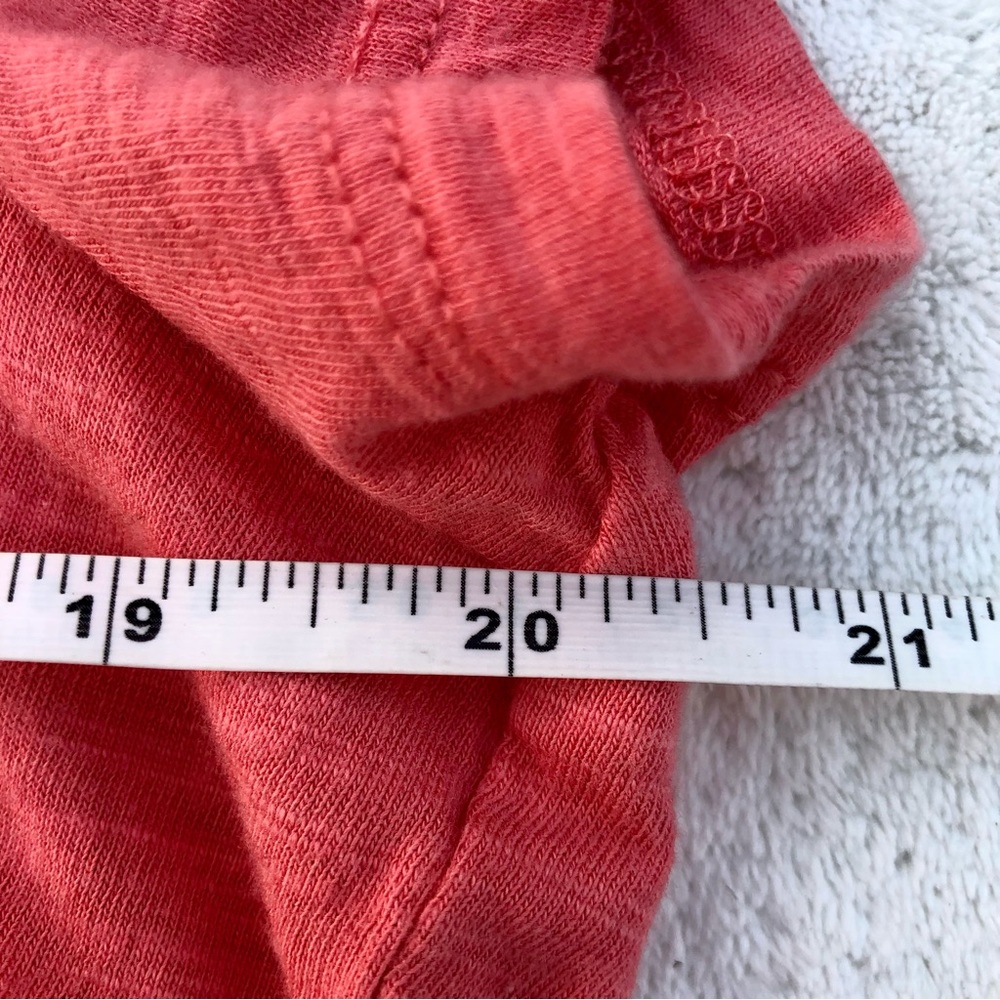Tee Shirt Social Standard by Sanctuary Dylan Scoop Neck short Sleeve Coral XXL - Picture 4 of 7